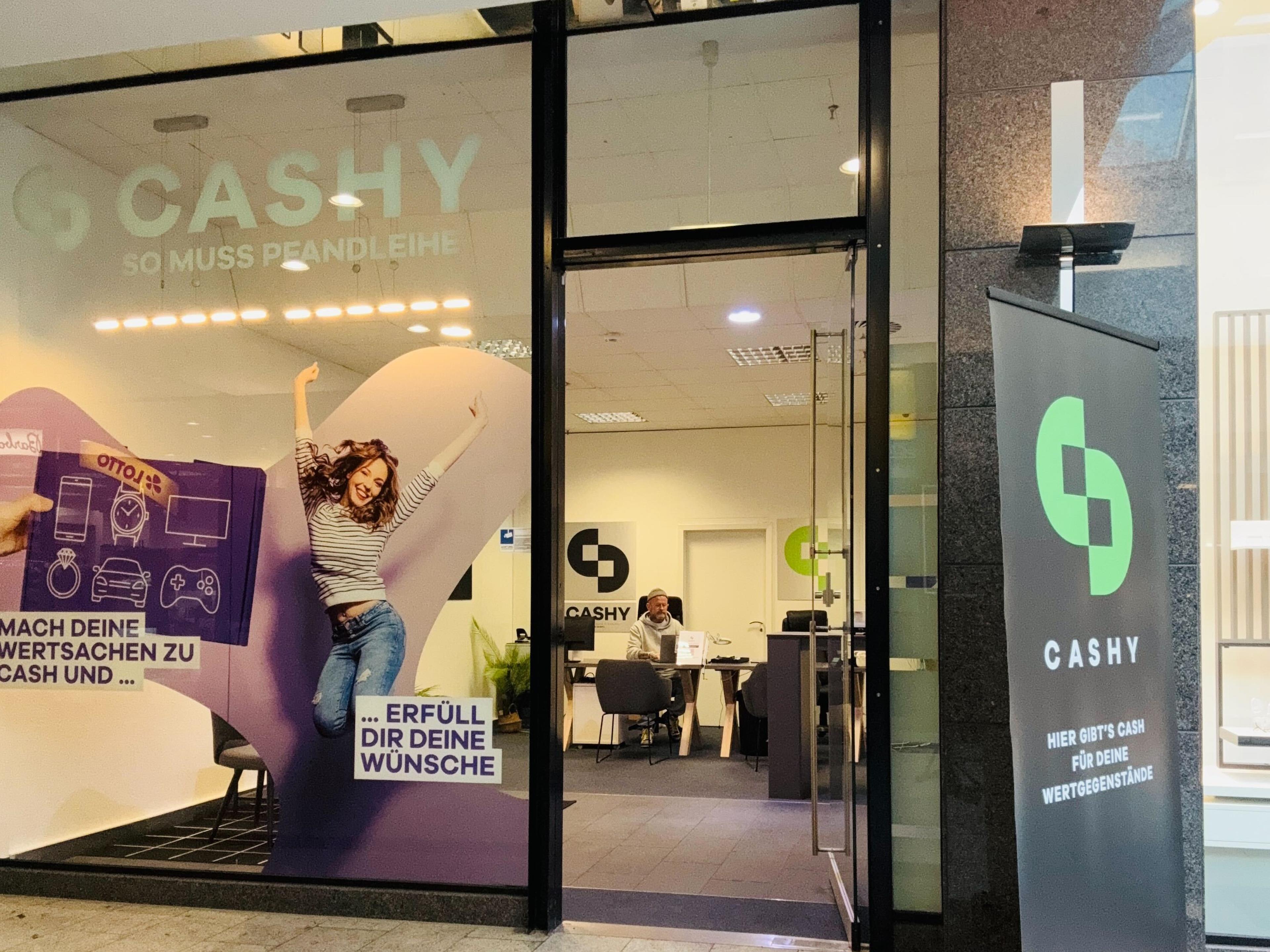 Außenansicht des CASHY Shop's in Berlin